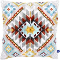 PN-0154993 Vervaco Cross Stitch Cushion Ethnical I