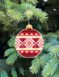 Christmas tree toy cross-stitch kit Т-13 Set of pictures "Merry Christmas"