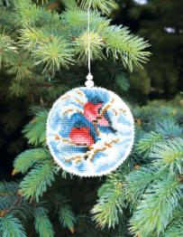 Christmas tree toy cross-stitch kit Т-17 Set of pictures "Winter evening"