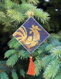 Christmas tree toy cross-stitch kit Т-34 Set of pictures "Chinese horoscope" 
