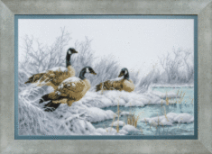 Cross-stitch kit М-164 "Geese in winter"