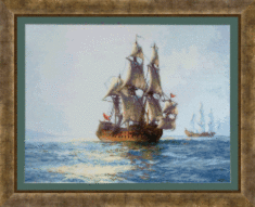 Cross-stitch kit М-138 By M. Dawson “Grand Charles in sunlit waters” 