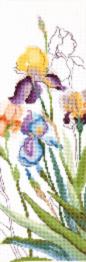 ВТ-246 Counted cross stitch kit Crystal Art "Iris aquarelle"