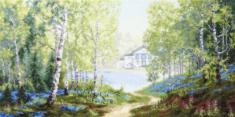 Cross-stitch kit М-398 "Morning in the spring forest"