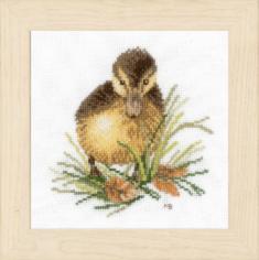 PN-0146975 Counted cross stitch kit LanArte "Duckling I"