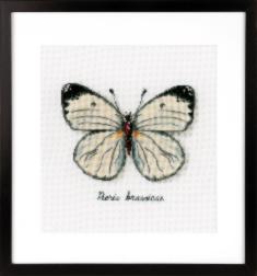 PN-0165233 Counted cross stitch kit Vervaco "White Butterfly"