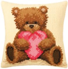 PN-0011090 Cross stitch kit (pillow) Vervaco I love you "I love you"
