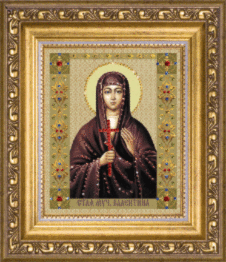 Rhinestone decoration kit КС-078 "The Icon of St. Martyr Valentina"