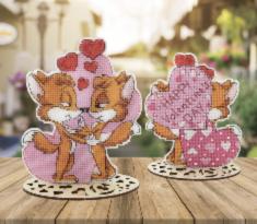 Т-60 Set of pictures "Valentine's Day. Foxes"