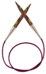 20312 Спицы круговые Symfonie Wood KnitPro, 40 см, 5.50 мм