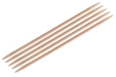 35117 Спицы носочные Basix Birch Wood KnitPro, 20 см, 4.00 мм