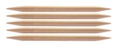 35127 Спицы носочные Basix Birch Wood KnitPro, 20 см, 12.00 мм