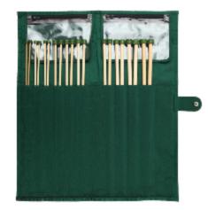 22546 Single Pointed Needle Set 25 cm Bamboo KnitPro