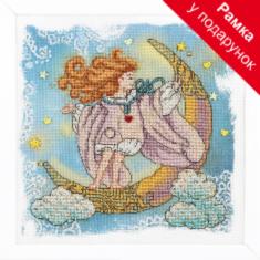 Cross-stitch kit M-336 By Ksenia Fedorova Set of pictures "Disobedient angel. Gold stitching"