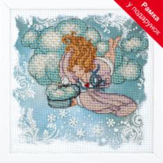 Cross-stitch kit M-343 By Ksenia Fedorova Set of pictures "Disobedient angel. It snows"