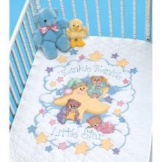 03171 Counted cross stitch kit (blanket) DIMENSIONS "Twinkle Twinkle Quilt"
