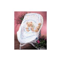 13065 Counted cross stitch kit (blanket) DIMENSIONS "Cuddly Bear Quilt "