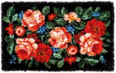 PN-0184507 Vervaco rug embroidery kit "Roses"
