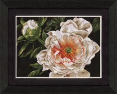 PN-0008177 Counted cross stitch kit LanArte "Peony" 