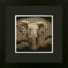 PN-0008178 Counted cross stitch kit LanArte "Elephant"