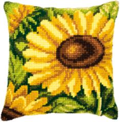 PN-0008620 Cross stitch kit (pillow) Vervaco "Sunflower"