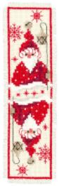PN-0148032 Cross stitch kit (bookmark) Vervaco "Christmas Gnome 2"