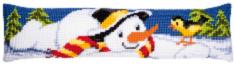 PN-0009359 Cross stitch kit (pillow) Vervaco "Snowman"