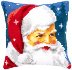 PN-0144705 Vervaco Cross Stitch Cushion "Kind santa"