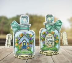 Т-74 Counted cross stitch kit Crystal Art Set of pictures "Scent of life"