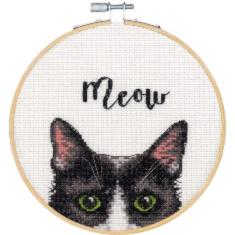72-75983 Cross stitch kit “Meow • Meow” DIMENSIONS