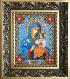 Beadwork kit B-1010 "The Icon of the Mother of God The Unfading Blossom" 