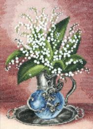 Cross-stitch kit М-444 Counted cross stitch kit "Fragrant lilies of the valley"