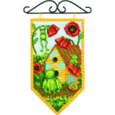 72-74134 Cross Stitch Kit “Summer” • “Summer Mini Banner” DIMENSIONS