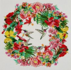 Cross-stitch kit M-440 Counted cross stitch kit series "Tropical scent"