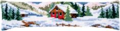 PN-0188593 Cross stitch kit (pillow) Vervaco "Winter Scenery"
