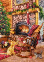 M-485 Counted cross stitch kit "Favorite hobby"