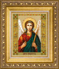 Rhinestone decoration kit КС-125 "The Icon of Guardian-Angel"