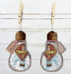 Т-83 Counted cross stitch kit Crystal Art Set of pictures "Travel"