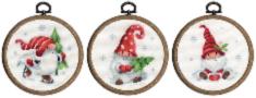 PN-0187976 Cross stitch kit Vervaco "Christmas gnomes"