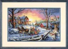35208 Counted cross stitch kit DIMENSIONS "Pleasures Of Winter"
