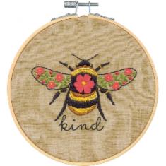 72-76292 Satin stitch kit DIMENSIONS "Bee Kind"
