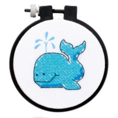 72417 Counted cross stitch kit DIMENSIONS "The Whale"