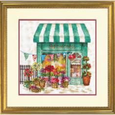 70-35401 Counted cross stitch kit DIMENSIONS "Blooms Flower Shop"