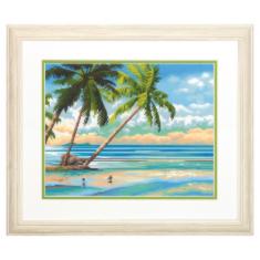 73-91744 Набор для рисования красками по номерам Tropical View "Тропики" Dimensions