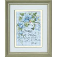 65015 Counted cross stitch kit DIMENSIONS "Hummingbird and Ipomoea"