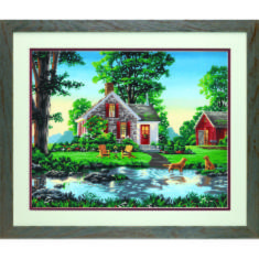 73-91433 Набор для рисования красками по номерам Summer Cottage "Дача" Dimensions