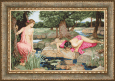 Cross-stitch kit М-139 By J.W. Waterhouse “Echo and Narcissus” 