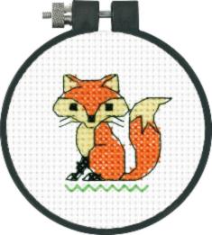 72-73987 Counted cross stitch kit DIMENSIONS "Fox Lac"