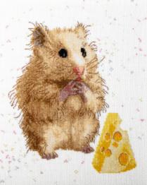M-528 Counted cross stitch kit "Hamster"