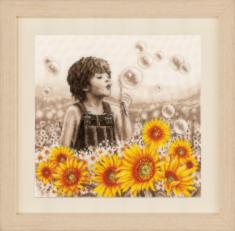 PN-0195530 "Boy with sunflowers"